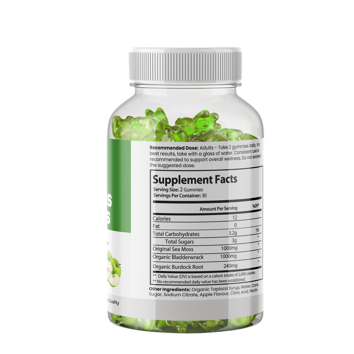 Apple Vegan Sea Moss Gummies