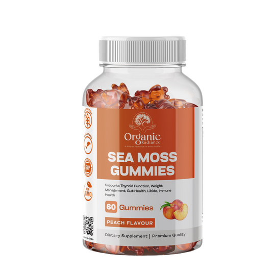 Peach Vegan Sea Moss Gummies